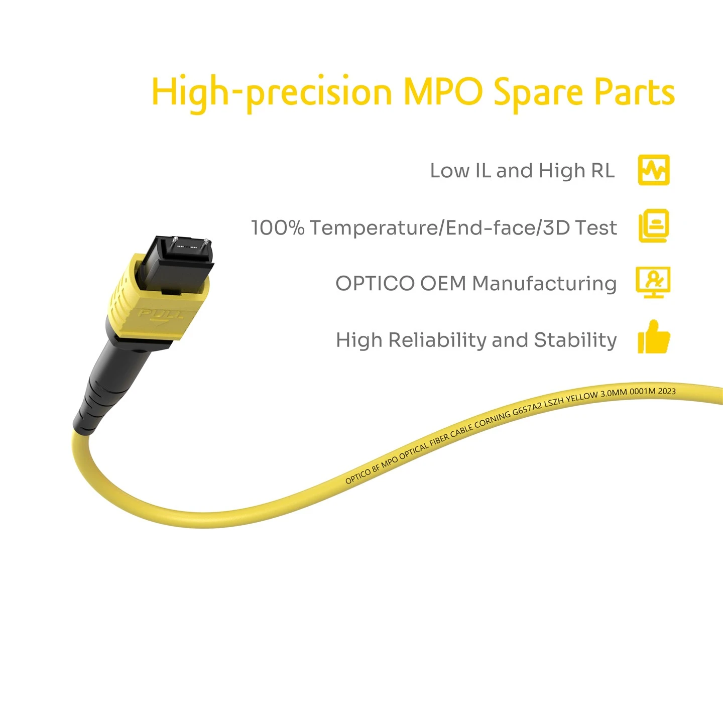 8F MTP To LC Breakout Cable OS2